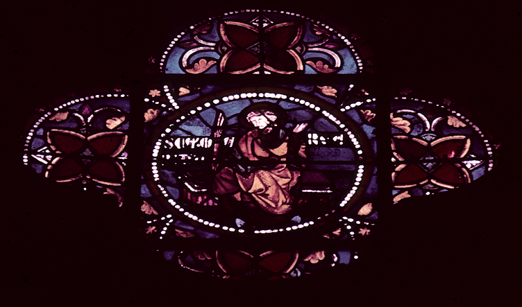 Apse, window 6, section CD, top