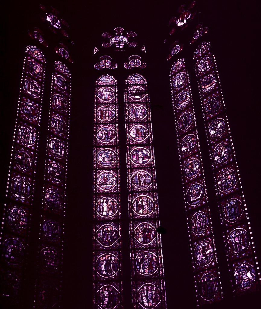 S.Bonitus Chapel, Windows 1-3.