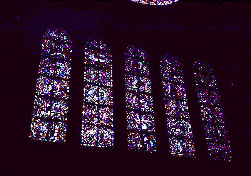 North Transept, window ABCDE, full (Corpus: Bays 15-23)