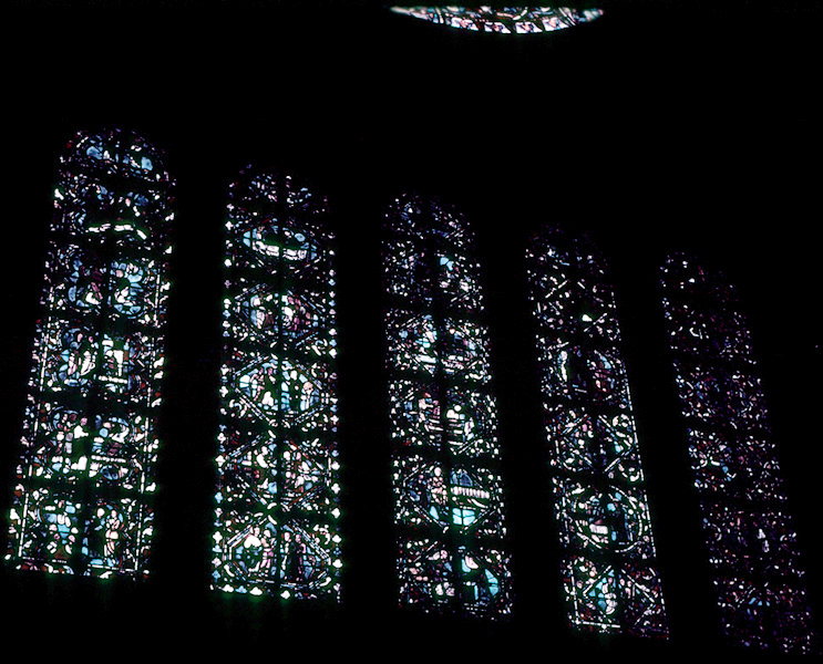 North Transept, window ABCDE, full (Corpus: Bays 15-23)