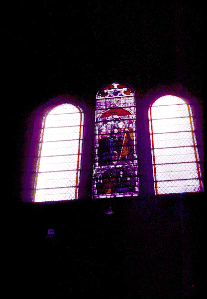Chapel, window ABCDE, full (Corpus: Chapelle des ¼uvres, South Bay)