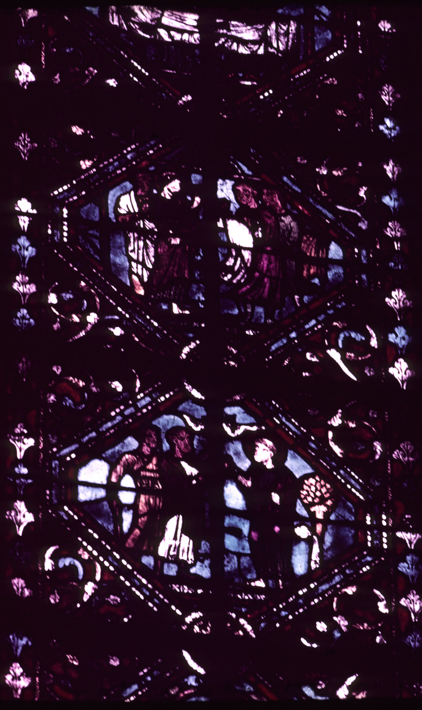 Apse, window B, section 3-4
