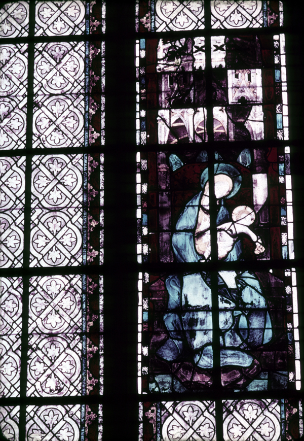 Clerestory, window X4, section B