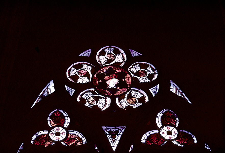 Choir, window J4, rose (Corpus: Bay 207 [116])