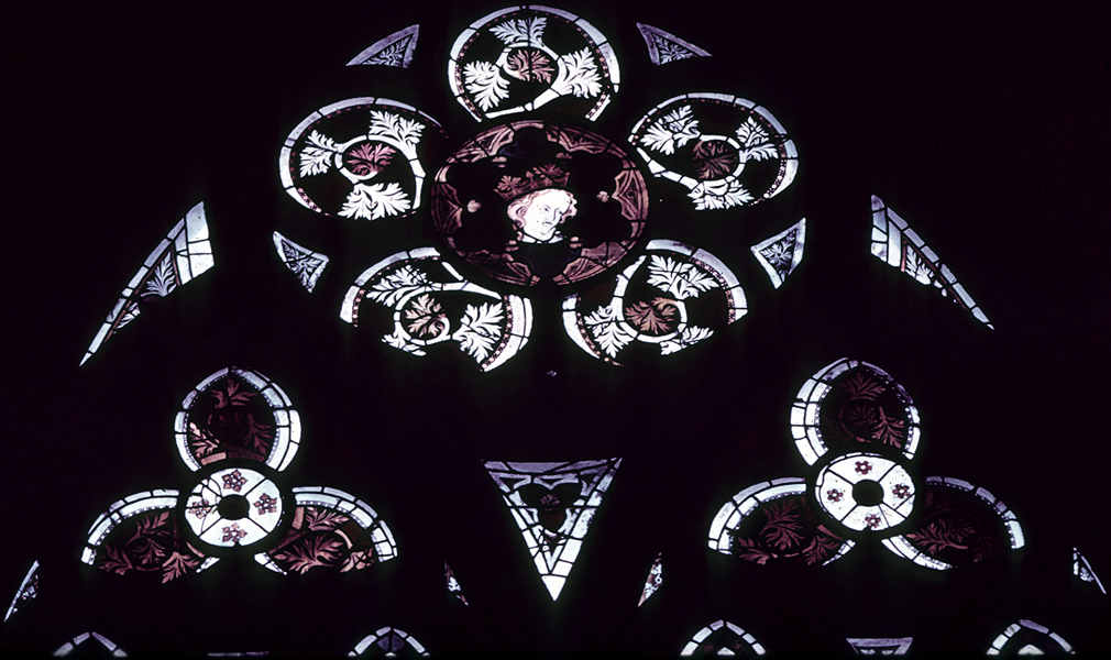 Choir, window J4, rose (Corpus: Bay 207 [116])