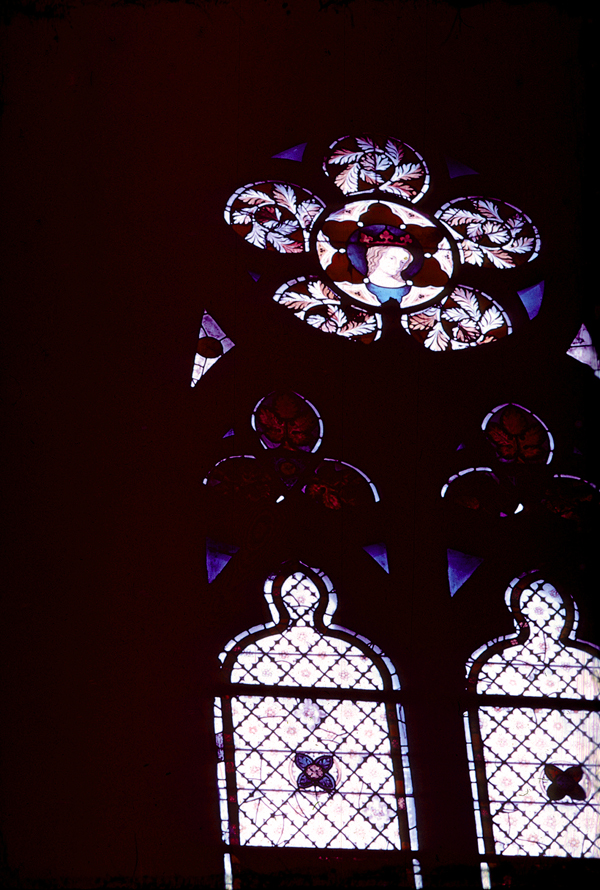 Choir, window J10, rose (Corpus: Bay 204 [122])