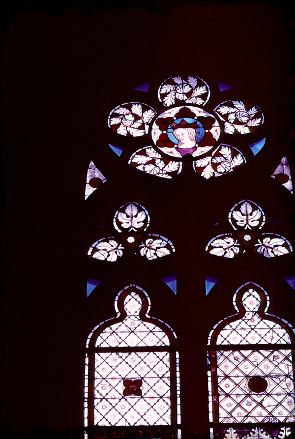 Choir, window J11, rose (Corpus: Bay 206 [123])