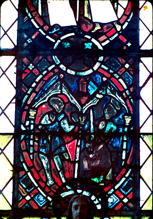 Transept, left, window X2, section 1