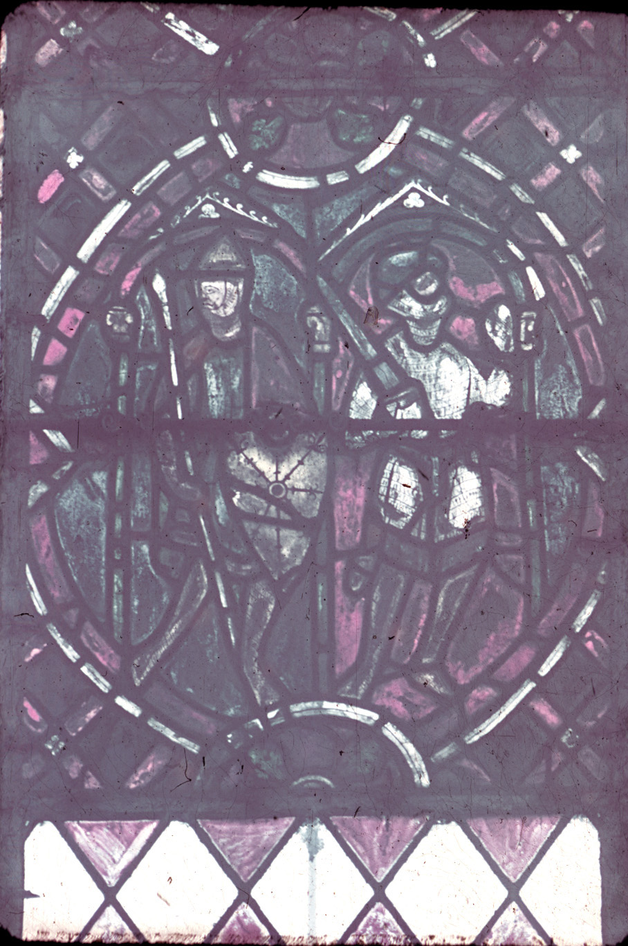 Transept, left, window X1, section 1