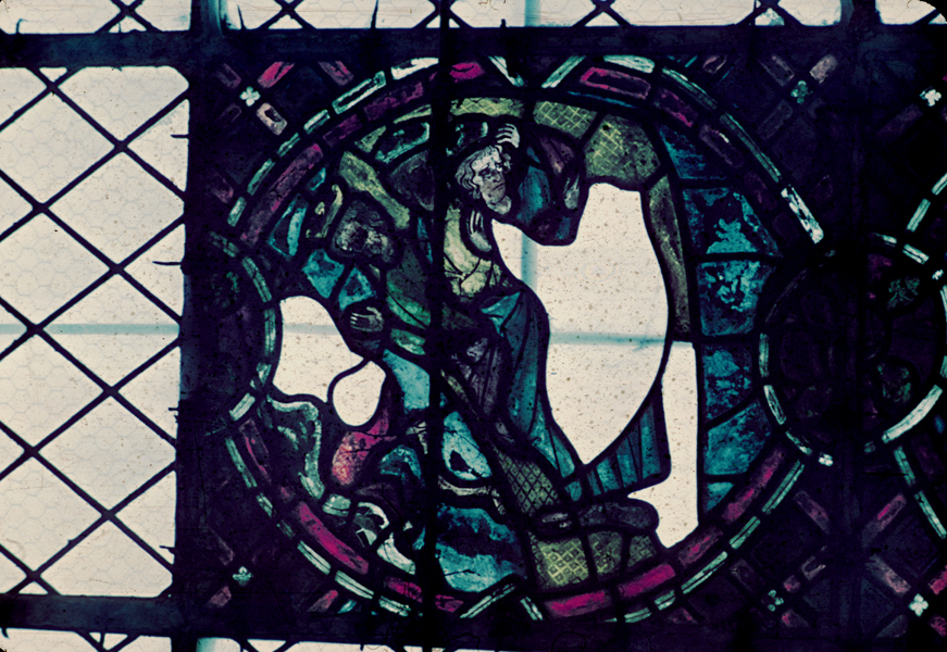 Transept, left, window X1, section 2
