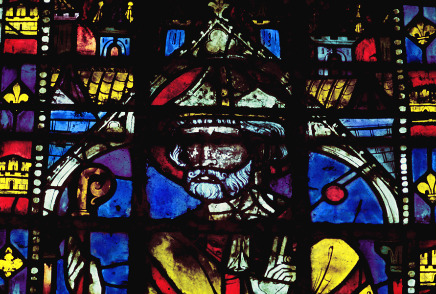 Transept, left, window A1, section 1