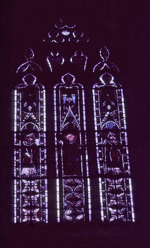 Nave, north wall, clerestory, third bay