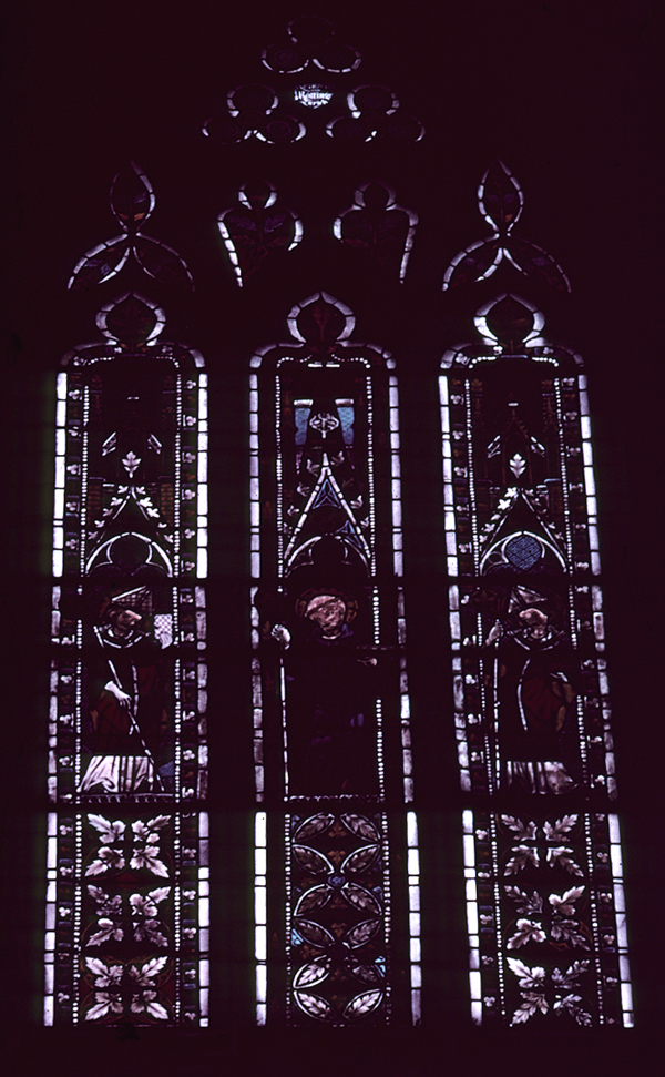 Nave, north wall, clerestory, third bay