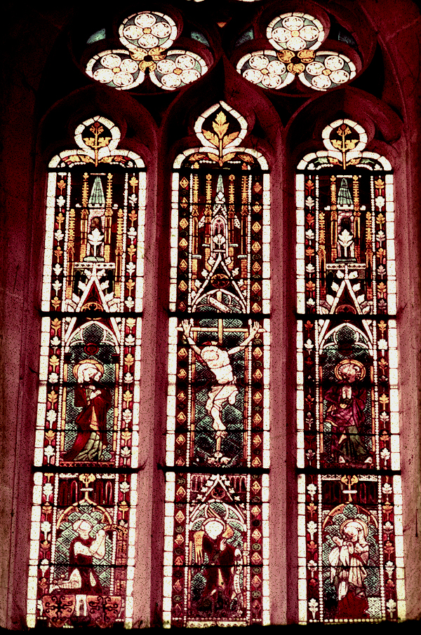 Nave, north wall, clerestory, sixth bay
