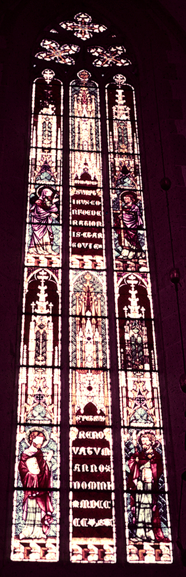 Apse, south wall
