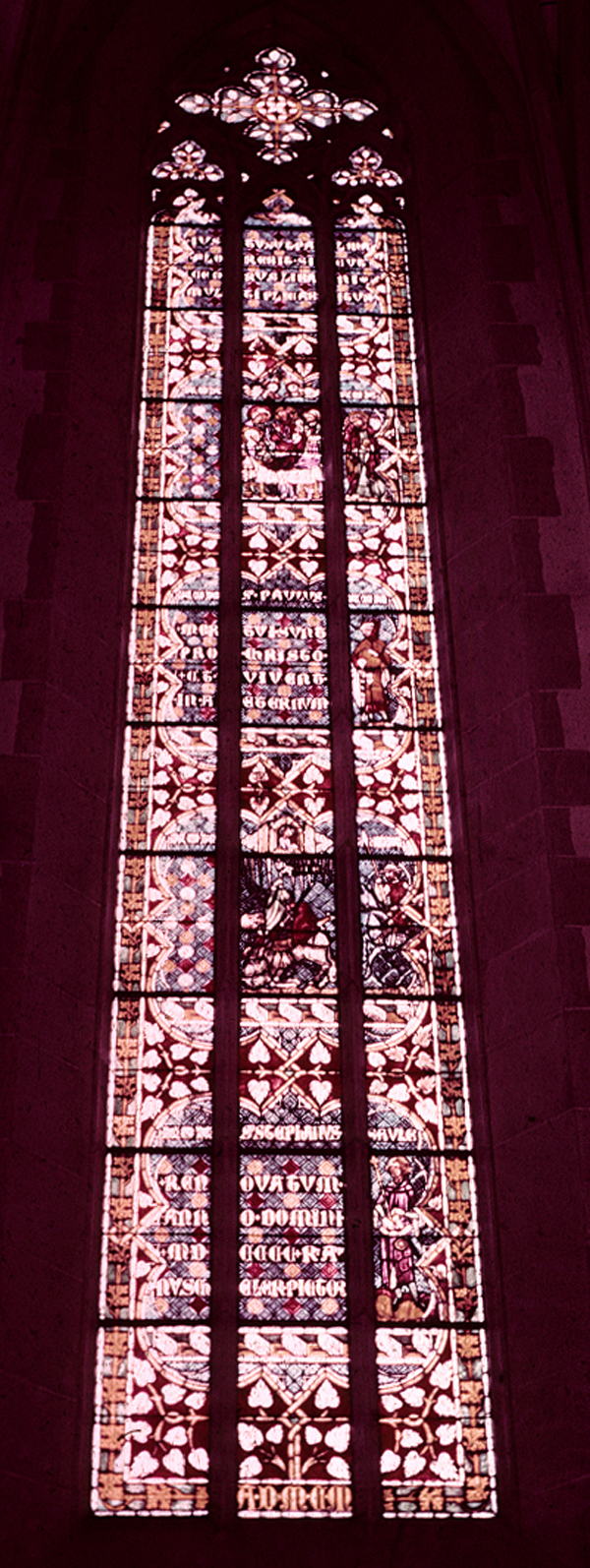 Apse, southeast wall
