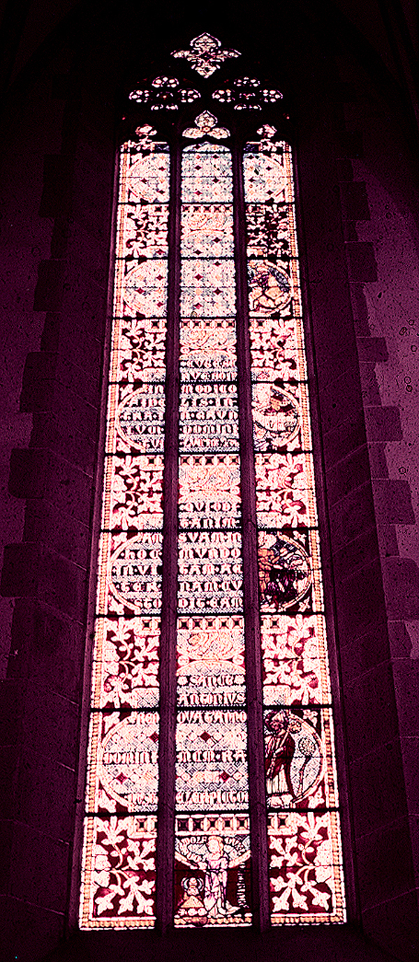 Apse, south wall