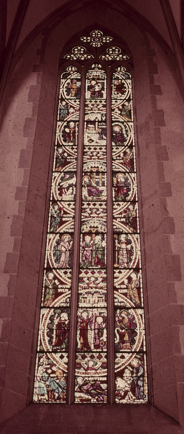 Apse, north wall
