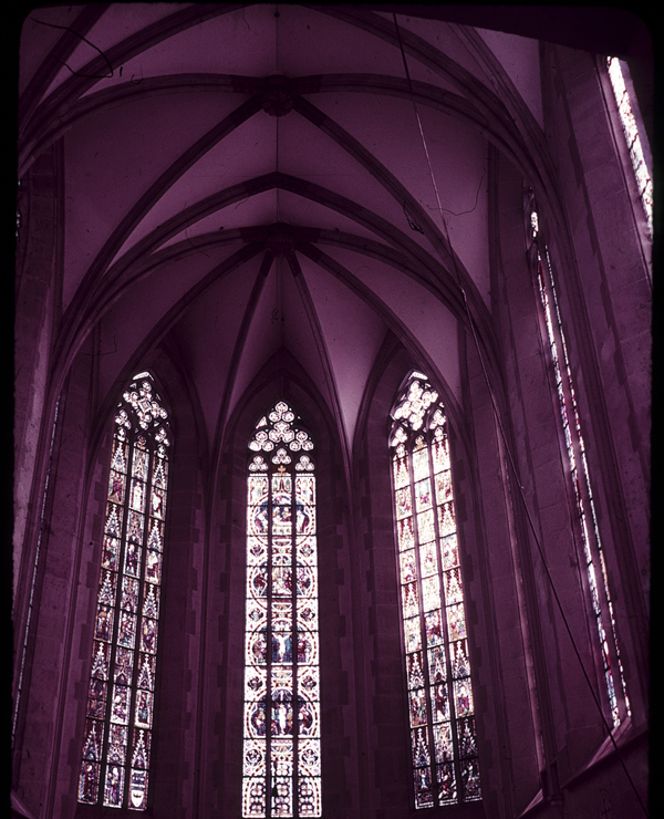 Interior view of choir