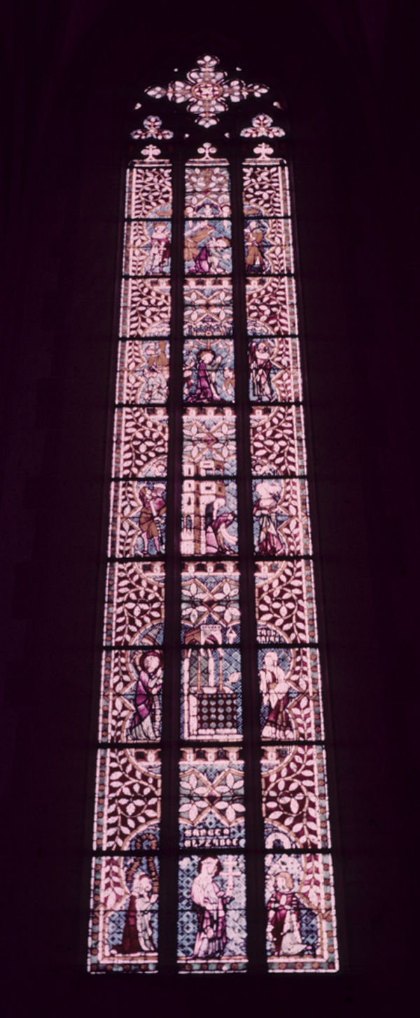 Apse, northeast wall
