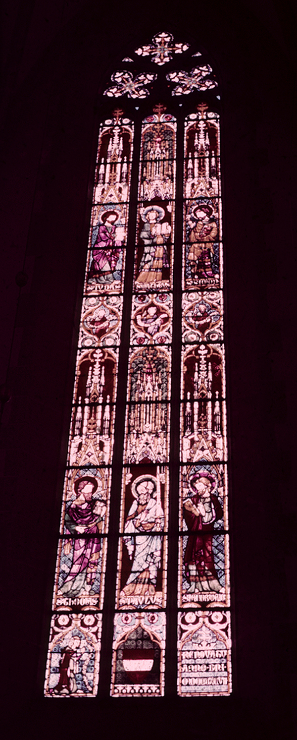 Apse, north wall