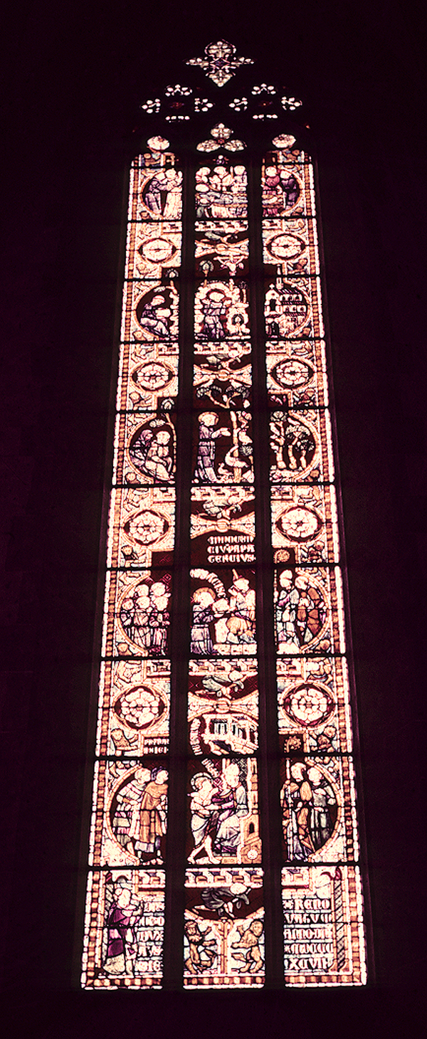 Apse, north wall