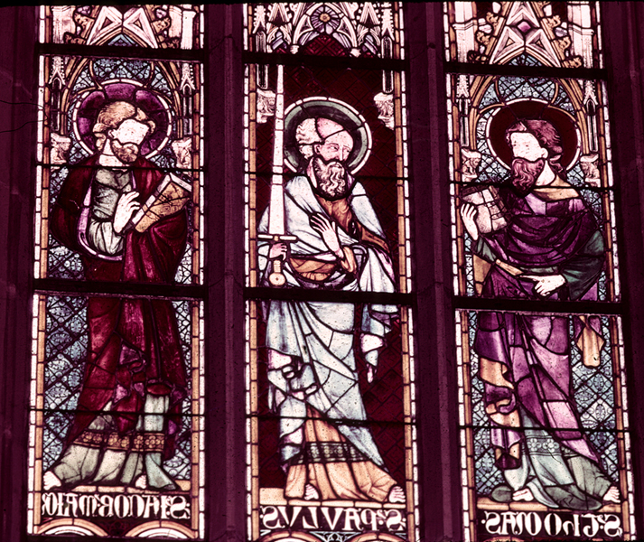 Apse, north wall, detail