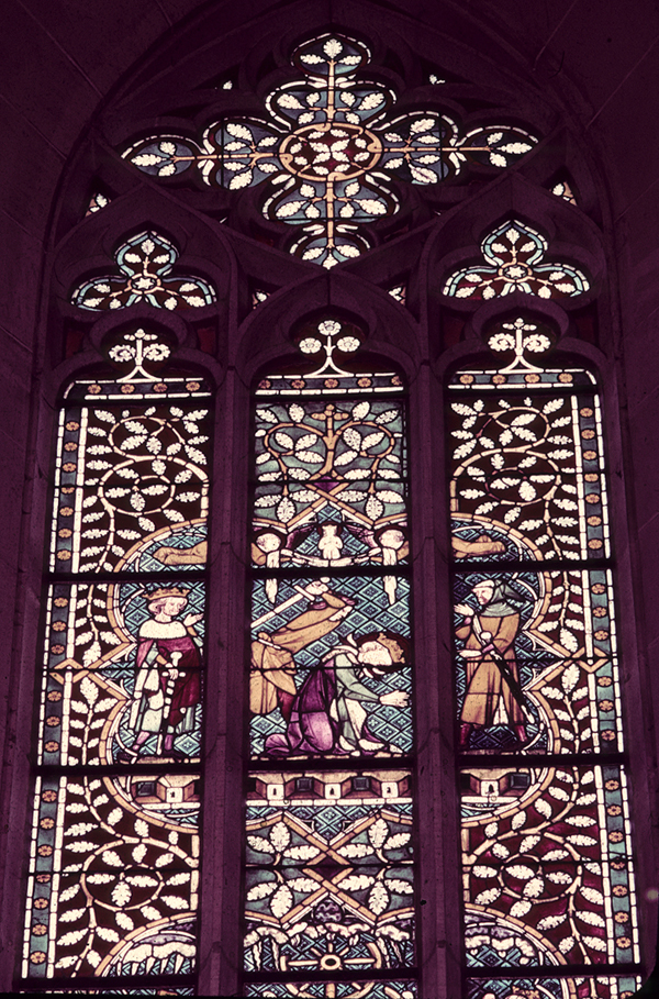 Apse, northeast wall, detail