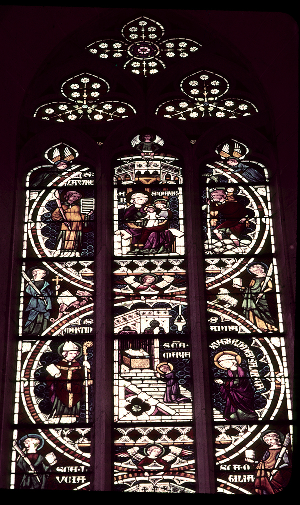 Apse, north wall, detail