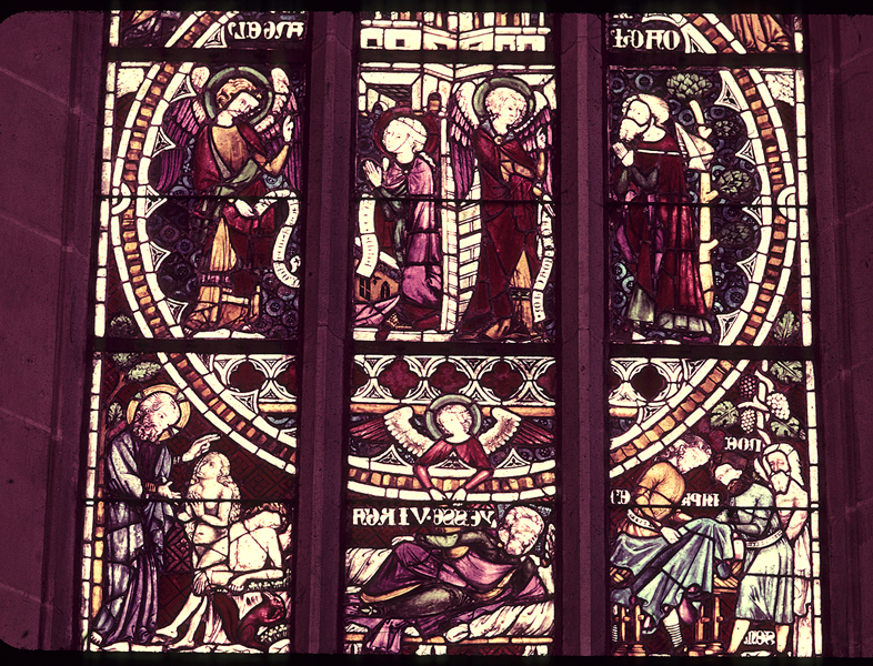 Apse, north wall, detail