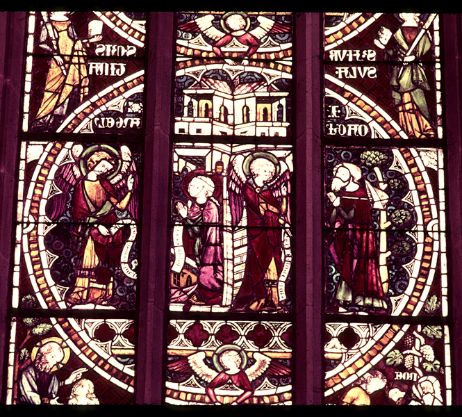 Apse, north wall, detail