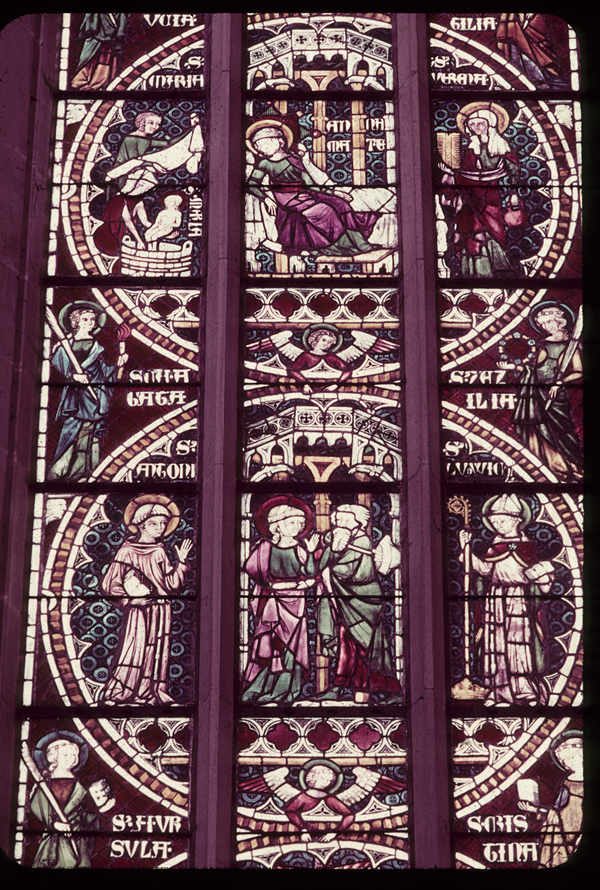 Apse, north wall, detail