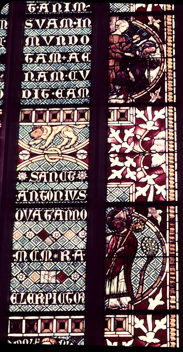 Apse, south wall, detail