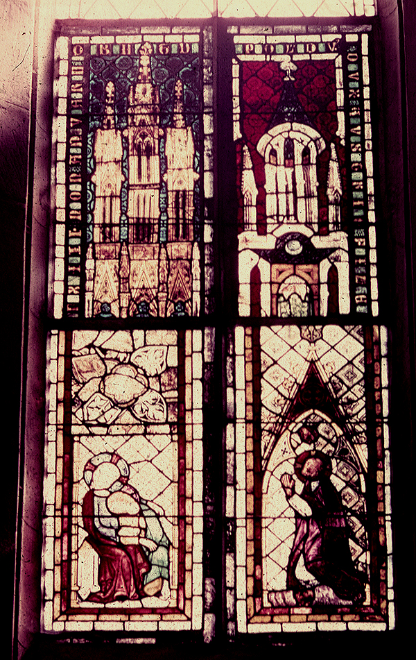 Nave, south wall, detail