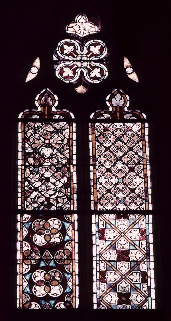 Nave, west wall, detail