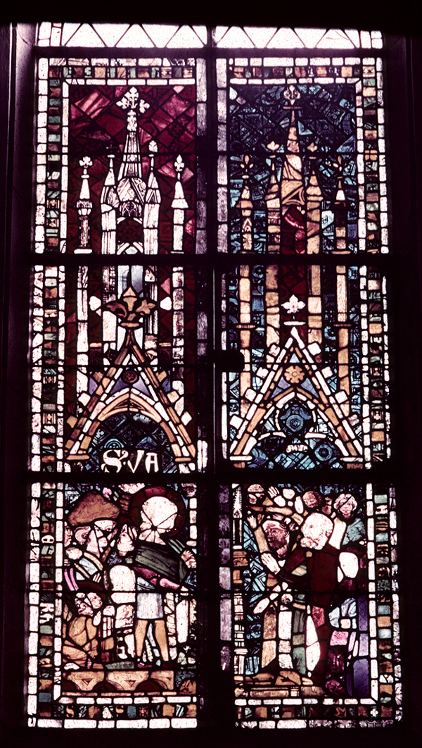 Nave, south wall, detail