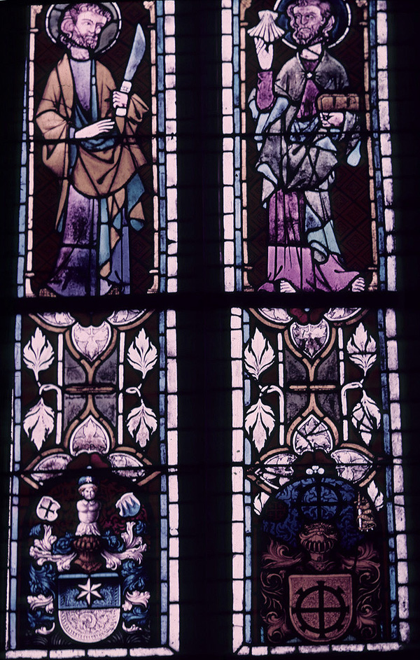 Apse, right window, detail