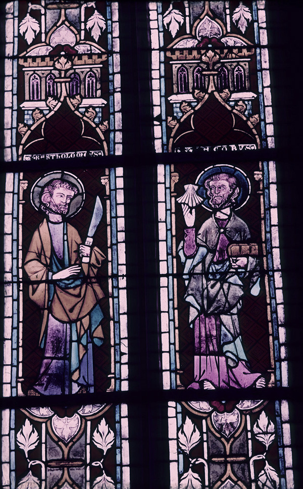 Apse, right window, detail