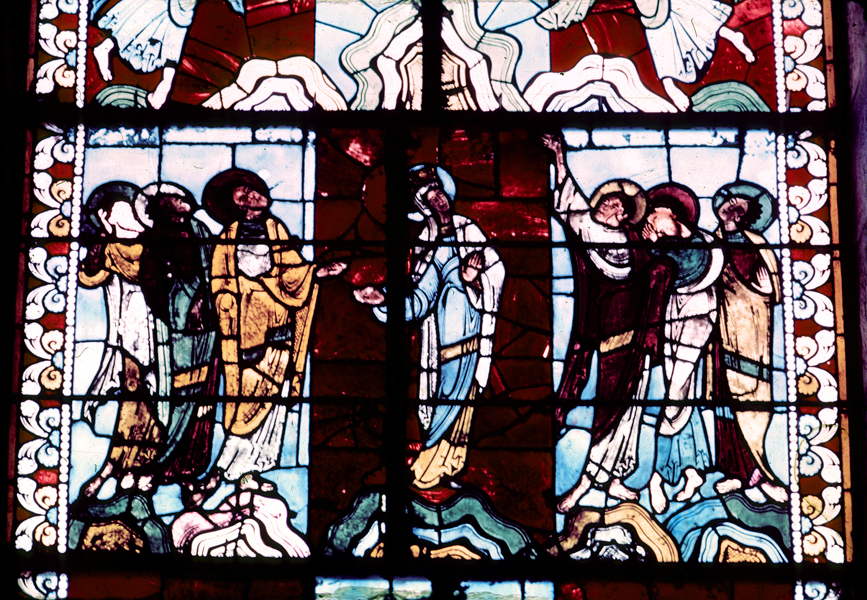Nave, window 2B, detail