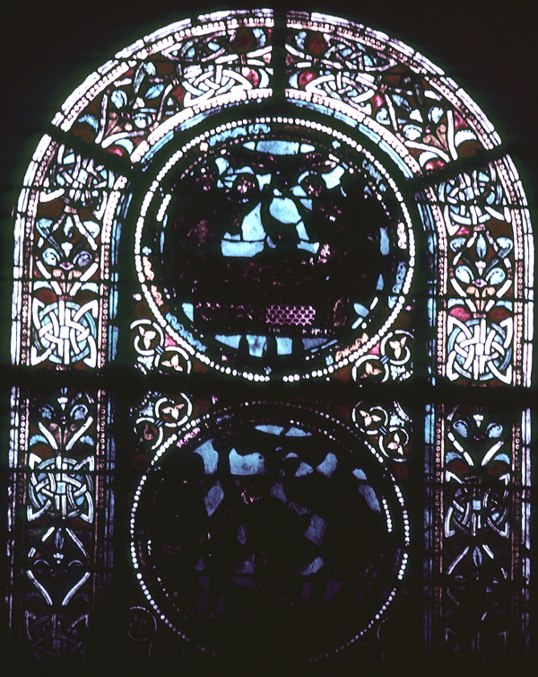 Nave, window 6, full rose