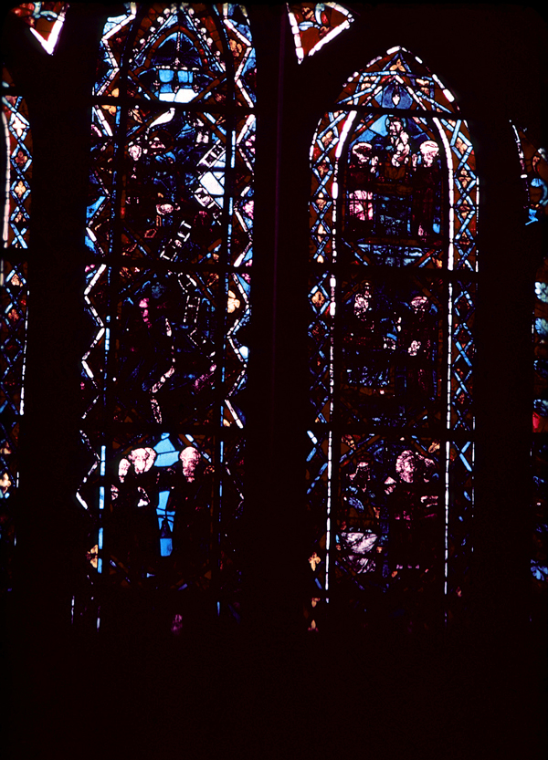 Choir, window 2x, section CD