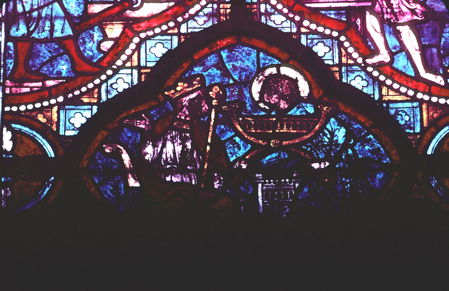 Apse, window H6, section 1