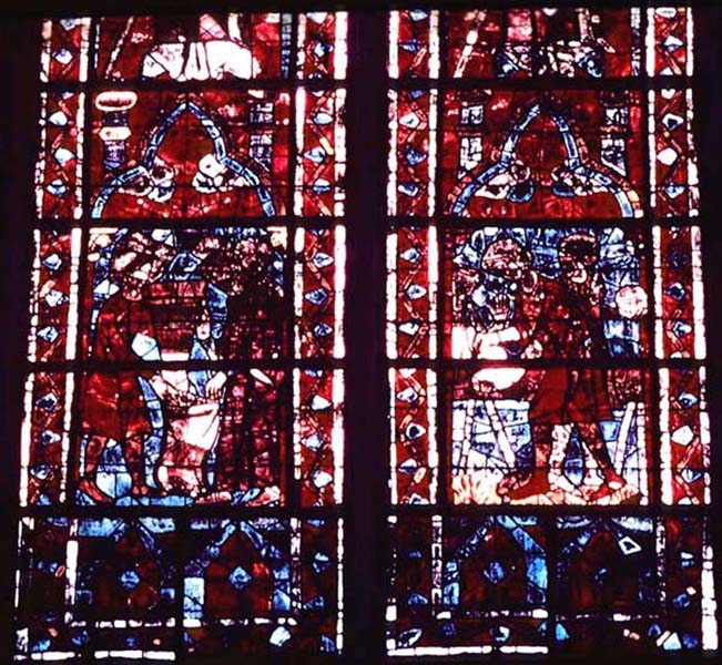 Choir, window 1X, section AB 1