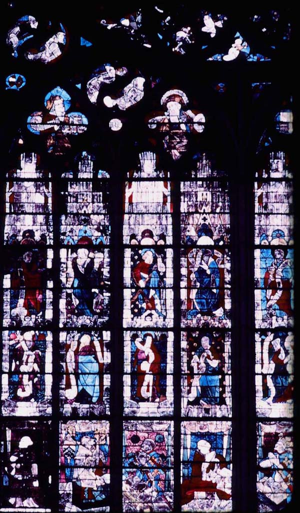 Choir, north rose (North Transept)