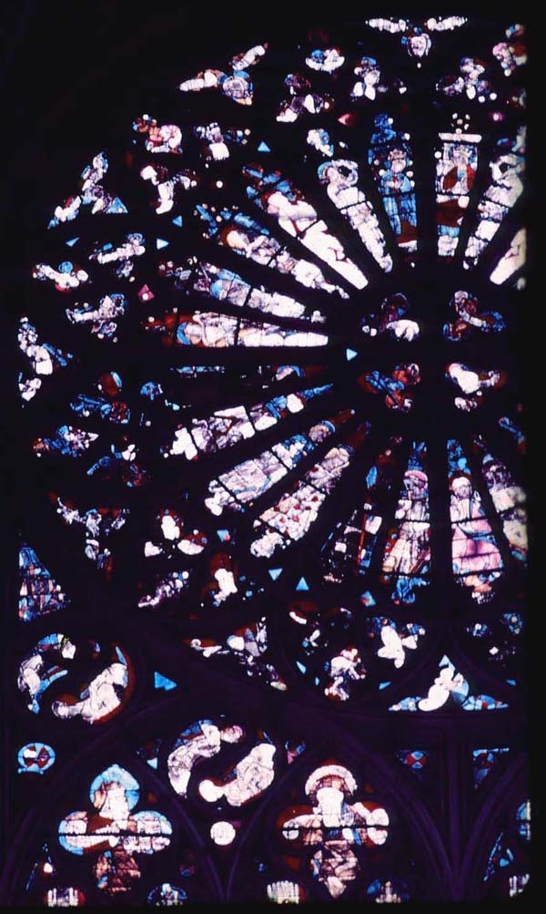 Choir, north rose, section 3 (North Transept)