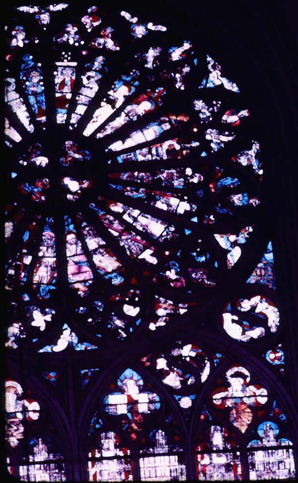 Choir, north rose, section 4 (North Transept)