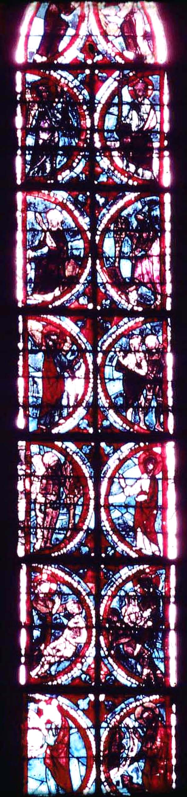 Choir, window 8X, section BC