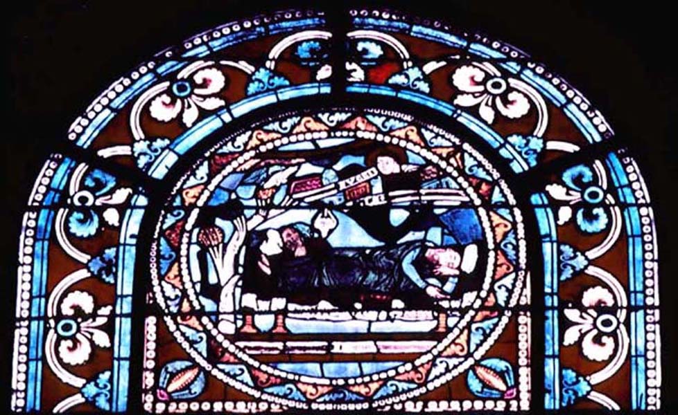 Nave, window 1, section C