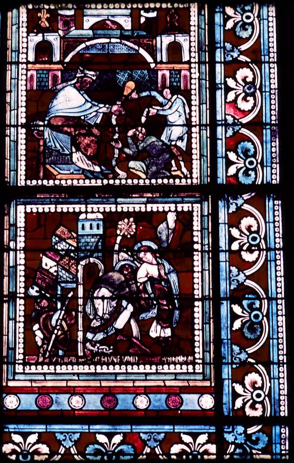 Nave, window 1, section AB