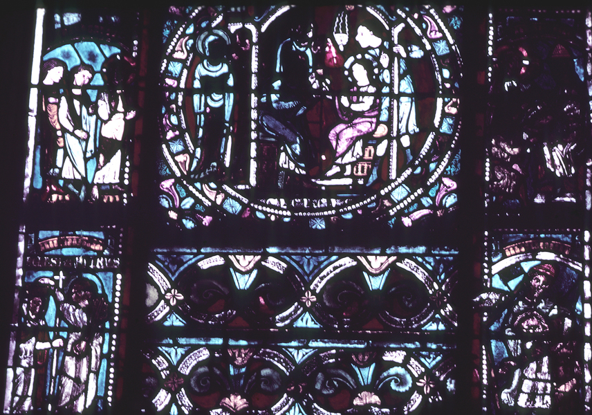 Nave, window 8, base